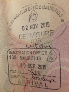 Immigration stamp